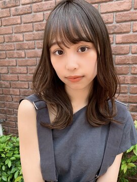 マリアバイアフロート(Maria by AFLOAT) 【山田】大きめカール外ハネくびれカジュアルレイヤーセミディ