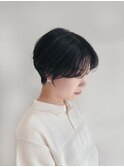 襟足丸みショートくびれショートハンサムショート束感ショート21