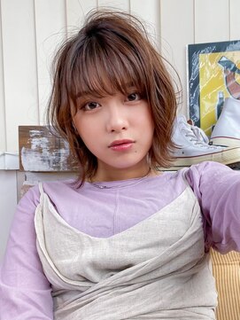 ケイト(kate) Kate 大宮チョコブラウンカラー×大人ゆるふわボブ