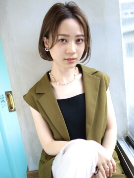 バース(BIRTH) 天神【BIRTH】シースルー前髪前下りボブ フレンチガーリー