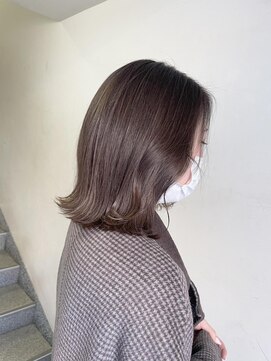 キャンバス バイ ネオリーブ 横浜西口(Canvas by neo.) くすみカラー　ショコラブラウン　【miku】