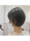 ふわっとカールのショートボブ