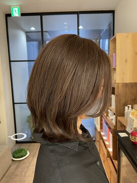 クローゼット 新宿(closet) 外ハネボブ/ペールベージュ[髪質改善/ヘッドスパ白髪染め/新宿】