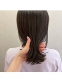 【&ONE 自由が丘】透明感たっぷり　暗めグレージュ