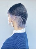ウルフカット/インナーカラー/ダブルカラー/オージュア/シルバー