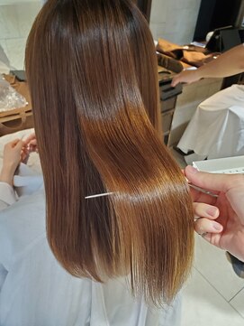 イヴ (EVE) オレンジベージュ*髪質改善*サロンスタイル