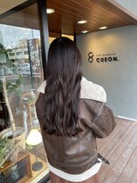 ヘア プロデュース キュオン(hair produce CUEON.) ロング×ラベンダーベージュ