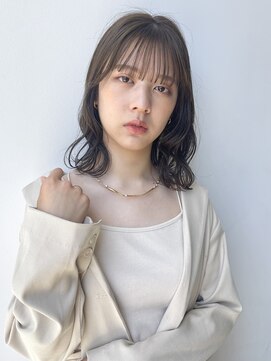 ロックス バイ マグ 松本(rocks BY MAG) 10代20代/ダブルカラー/透明感/オリーブベージュ/韓国