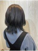 くびれヘア＊ネイビーブラックカラー【TELAHAIR南流山】