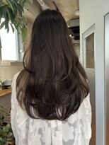 サイン 表参道(SIGN)&nbsp;レイヤーカットグレージュカラーデザインカラーシルキーベージュ