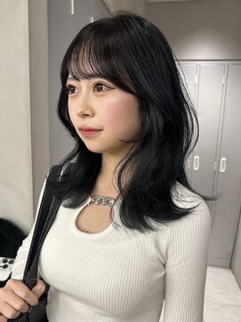 サイン 渋谷(SIGN) レイヤーカットイヤリングカラーインナーカラーケアブリーチ