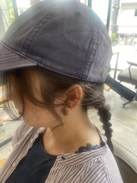 ソイクフ 四条大宮店(SOY-KUFU) 大人可愛い◎20代30代40代シアーカラーセミディアレンジヘア