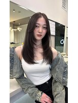 リリー(Lilley)&nbsp;松岡宏海/韓国/天神韓国ヘア/顔まわり/レイヤー/前髪/天神/当日