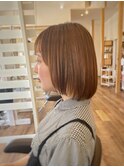 【山本智文】レイヤーカット前上がりボブ酸性縮毛矯正