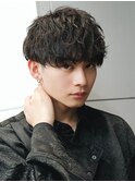 【LIPPS立川】刈り上げマッシュ　ツイストパーマ