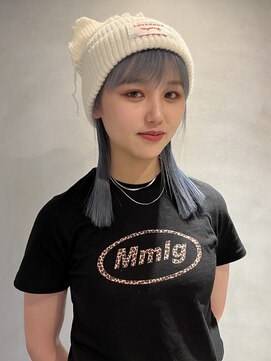 ペレ 梅田(PELE) 前髪/アンブレラカラー/こなれミディ/イメチェン/ウェーブパーマ