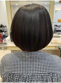 艶ボブグラデーションボブ40代50代60代ボリュームアップカット