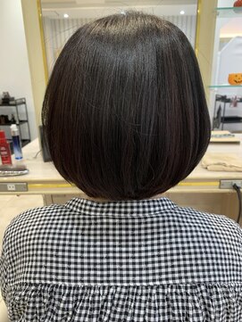 アッシュ 仙川店(Ash) 艶ボブグラデーションボブ40代50代60代ボリュームアップカット
