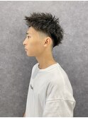 アップバングショート