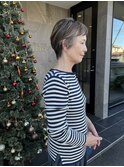40代50代の方におすすめ！ハイライトショートヘア