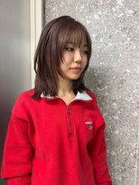 ハイトーンレイヤーボブミディアムレイヤーショートウルフボブ