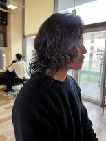 マイティ バイ エイチ(mighty by H)&nbsp;メンズカット×スパイラルパーマ