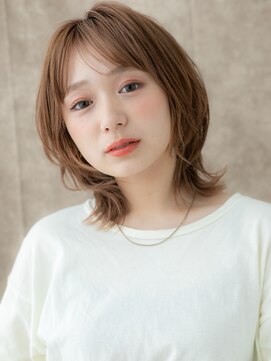 カバーヘア ブリス 志木南口駅前店(COVER HAIR bliss) 透明感カラーホワイトブロンド小顔ウルフボブ312X志木20代30代