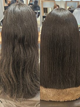 クララ カシハラ(CLALA Kashihara) 髪質改善ビフォーアフター/ヒト幹細胞使用/美髪/艶髪