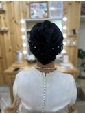 ブライダルヘアセット