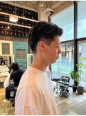 ネオオールバック×刈り上げ×メンズカット