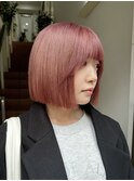 切りっぱなしボブ長めボブナチュラルボブ結べるボブ前下がりボブ