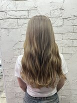 アジールヘア 所沢プロペ通り店(agir hair)&nbsp;◎透明感ダブルカラー×韓国風くびれミディ20代30代