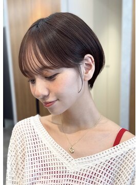 アビー(ABBEY4) 丸みショート/コンパクトショート/可愛いショートヘア/前髪あり