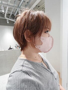 テクネ 天神大名(techne) 天神大名ピンクベージュダブルカラーケアブリーチレイヤーカット