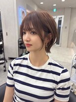 アスター 天神大名店(Aster) オリーブグレー/ボブ/顔周り/小顔/レイヤー/髪質改善/縮毛矯正