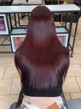 ブルベにおすすめ！ボルドーカラー[ブリーチ/ブリーチなしダブルカラー/カラー/ヘッドスパ/学割U24#メンズ