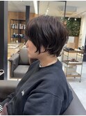 ショート×パーマ◯
