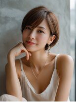 ロッソ ヘアアンドスパ 谷塚店(Rosso Hair&SPA) 前髪顔まわりカット/外ハネボブ/丸みボブ/ショートボブ