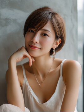 ロッソ ヘアアンドスパ 谷塚店(Rosso Hair&SPA) 前髪顔まわりカット/外ハネボブ/丸みボブ/ショートボブ