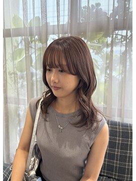 ホワイト(WHITE) くびれ巻き×ベージュカラー ♪