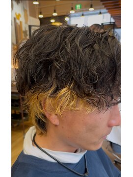 フレンズ 手稲店(friend's) 【札幌メンズ】インナーカラーツイストスパイラルでお洒落垢抜け