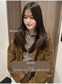 レイヤーカット＊艶髪ストレート＊担当ami
