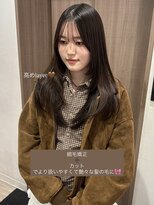 ユーフォリア 青山(Euphoria)&nbsp;レイヤーカット＊艶髪ストレート＊担当ami