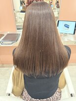ヨウ バイ アミー 横浜(YEAU. by amii) 【横浜】柔らか質感モカブラウン艶ロング