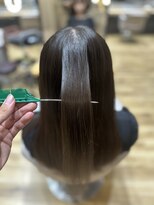 フィゼル あべのルシアス店(Aujua fizelle)&nbsp;ツヤツヤ黒髪ストレート