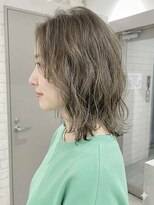 ピークス 千葉店(Peaks) デジタルパーマ/ミディアムレイヤー/韓国巻き風/顔周りカット