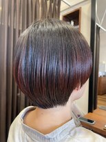 美容室ヒラトヤ 都南店&nbsp;切りっぱなし束感ショート美シルエットこなれヘア20代30代40代