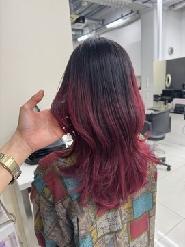 アライブ ハラジュク(ALIVE harajuku) グラデーションカラーバレイヤージュインナーカラー　ryota