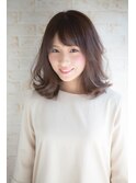 ゆるふわウェーブミディアムヘア