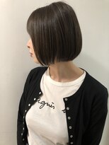 グランドライン(GRAND LINE)&nbsp;《GRANDLINE松本》髪質改善　ミニボブ　カーキベージュ